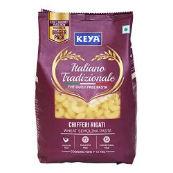 Keya Elbow Pasta 1kg, 100% Durum Wheat Pasta | Vegetarian | No MSG | L