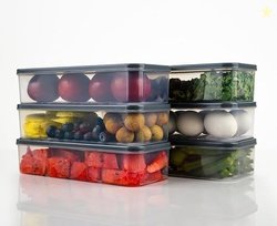 Clazkit Airtight Plastic Storage Containers Set for Kitchen | Stackabl