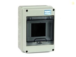 Generic 4Pole Pvc MCB box with Cover Weatherproof IP65 Rated Heavy Qua