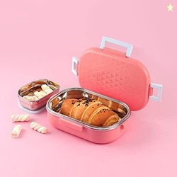 Cello Altro NEO Lunch Box - 2 Pieces, Neo Pink