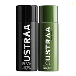 Ustraa Deodorant Black & O.G Body Spray Duo  150ml Each, Intense Passi