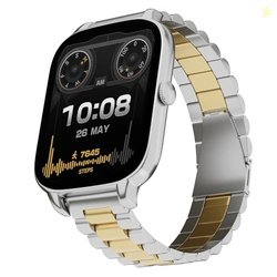 Vibez Majestic Luxury Smartwatch for Women & Men - Stainless Steel Str