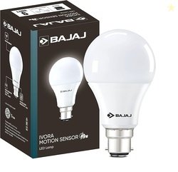 Bajaj Ivora Motion Sensor LED Lamp 9W CDL B22 | 5 Star Rated | Energy