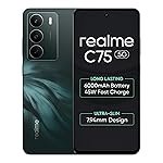 realme C75 Smartphone 6+128GB Midnight Lily, 6.67inch Screen, 120HZ Vision Display, 6000mAh Battery, 40MP Camera, MediaTek Dimensity 6300 Processor, IP64