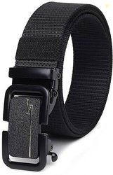 Roadster Men & Women Casual, Evening, Formal, Party Black Nylon Belt