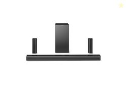 Philips TAB4518 Soundbar: 5.1 CH 240W Wireless Subwoofer & 2 Rear Sate