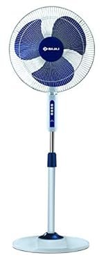 Bajaj Neo-Spectrum 400 MM Pedestal Fan for Home | High Speed | High Air Delivery | Overload Thermal Protector | Low Power Consumption | 2 Yrs Warranty ãBlueã