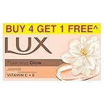 Lux Flaw-less Glow Bathing SoapBuy 4 Get 1 Free|150g infused with Vitamin C & E |For Superior Glow|