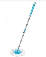Spin Mop Spares Set Handle with Microfibers Refill Standing Magic Pocha with Easy Grip Handle Mop Stick Rod for Home, Office & Floor Cleaning ( All in One mop Stick Use )