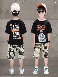 DRUZZEE Baby Boys & Baby Girls Casual T-shirt Shorts(BLACK)