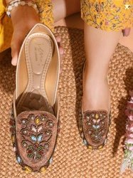 jm looks Stylish Traditional Punjabi Jutti for Women Bellies For Women