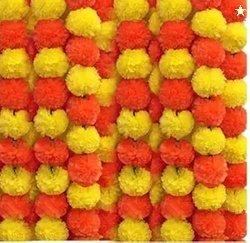 BENAVJI Artificial Marigold Garland for Decoration Pooja Room Toran In