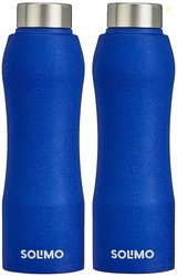 Amazon Brand - Solimo Stainless Steel Water Bottle with Hand Grip and