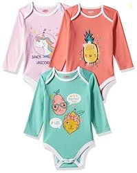 Amazon Brand - Jam & Honey Baby-Girl's Regular Romper Suits_SS22 - GRO