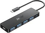 Acer USB C Hub for Laptops 4-in-1, Multi USB 3.0 Port Hub Extension Adapter, Type C to A Splitter Extender for Keyboard, Mouse, Compatible with acer PC, XPS, Surface, ThinkPad – 0.7FT/21cm