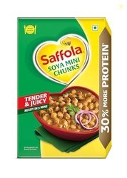 Saffola Soya Mini Chunks, Tender & Juicy, 53% Protein, 200 Gram