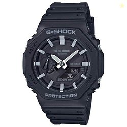 Casio G-Shock GA-2100-1ADR Analog-Digital Black Dial Men Watch Black R