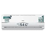 Haier 1 Ton 3 Star Twin Inverter Split AC (Copper, 7 in 1 Convertible, Frost Self Clean, HD Filter, Cools at 54Â°C, Long Air Throw – HSU11V-TMS3BN-INV,White)