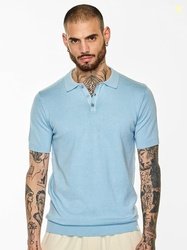 Snitch Men Solid Polo Collar T-shirt