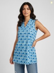 Anouk Rustic Floral Printed V-Neck Kurti Top