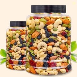 Plum Natural Mix Dry Fruit | Panchmeva | 500GM | JAR | Almonds, Cashew