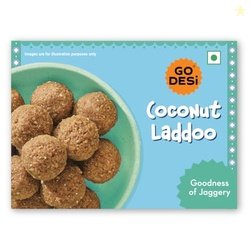 GO DESi Coconut Laddoo, Made with Jaggery, Nariyal Ladoo, Laddu, Sweet