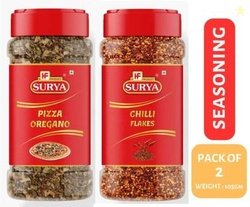 Surya PIZZA OREGANO AND CHILLI FLAKES COMBO 105gm(105 g)