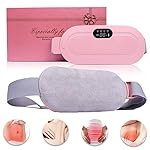 Period Cramp Relief Heating Pad Pain Device With 4 Massage Modes For Menstrual Pain And Belly Or Back Pain Relief, LED Display, Comfortable Belt, Multicolor