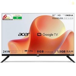 acer 80 cm (32 inches) G Plus Series HD Ready LED Smart Google TV AR32