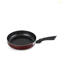 Cello Non Stick Induction Base Frying Pan/Tapper Pan, 220 mm, Cherry,A