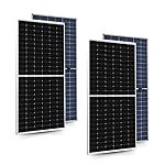 Anchor By Panasonic 550Watt Solar Panel, Non DCR Bifacial Half Cut 144 Cells, Mono-PERC Solar Module with Transparent Backsheet, 10BB, 25 Years Linear Performance Warranty (Pack of 2)