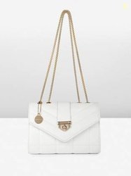 CHEMISTRY Women White Shoulder Bag