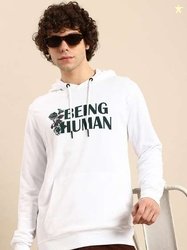 Being Human Printed Pure Cotton Sweatshirt