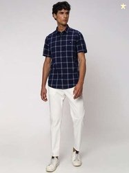 Mufti Slim Fit Cotton Casual Shirt