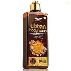 WOW Skin Science UbtanBody Wash with Chickpea Flour, Almond Extract, S