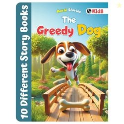 Moral Story Books for Kids, 10 Books, Bedtime Storybook Set with Color