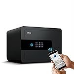Ozone 30L Wi-Fi Enabled Digital Safe Locker for Home & Office | 4-in-1 Unlocking â Fingerprint, Password, Mobile App & Emergency Key | Alloy Steel | 30D x 38W x 30H cm | 2-Year Warranty