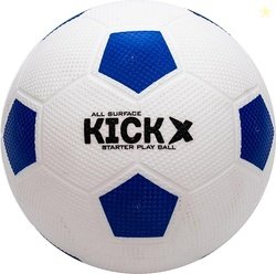XXUMA Kick Rubber Indoor and Outdoor Football for Kids (White, 5)