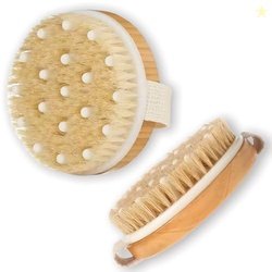 TEMPERIA (1pc) Organic Body Scrubber for Bathing - Exfoliator Bath Bru