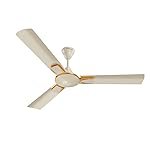 Crompton Highspeed Diego 1200 mm Designer Ceiling Fan | BEE Star Rated Energy Efficient | Active Power Technology | Anti-Rust | Upto 50% Less Heating | 2 Year Manufacturer Warranty | Ivory