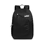 Safari Hexa 21 Ltrs Water Resistant 3 Compartment Backpack – Black, S (HEXA19CBBLK)