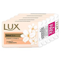 Lux Flaw-less Glow Bathing SoapBuy 4 Get 1 Free|150g infused with Vita