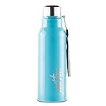 Milton Steel Fit 600 Insulated Stainless Steel Water Bottle, 1 Piece, 520 ml, Light Blue | Easy Grip | Leak Proof | School | Office | Gym | Hiking | Treking | Travel Bottle