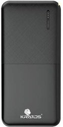 Kratos 10000 mAh 12.5 W Compact Pocket Size Power Bank(Grey, Lithium P