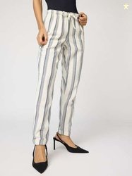 FREAKINS Tapered Fit High-Rise Trousers