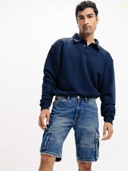 FREAKINS Men Pure Cotton Denim Shorts