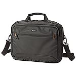 Amazon Basics Messenger Laptop Bag with Handle & Shoulder Strap fits upto 15.6″ Laptop / MacBook for Men & Women (Black)