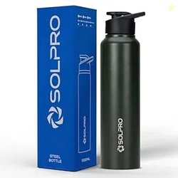Solpro Alpha 1000mL ISI Certified Stainless Steel Bottle for Office,Sc