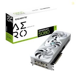 GIGABYTE GV-N5080AERO OC-16GD | GeForce RTX 5080 AERO OC 16GB GDDR7 Gr
