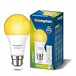 Crompton Dyna Ray 12 Watt LED Bulb Warm White | Pack of 1 | B22 Base, Energy-Efficient | LED Bulb for Home & Office, 180 Degree Coverage